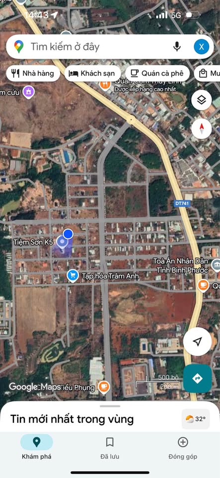 Bán đất 210m2 full thổ cư, mặt tiền 10m tại Đồng Phú, Bình Phước