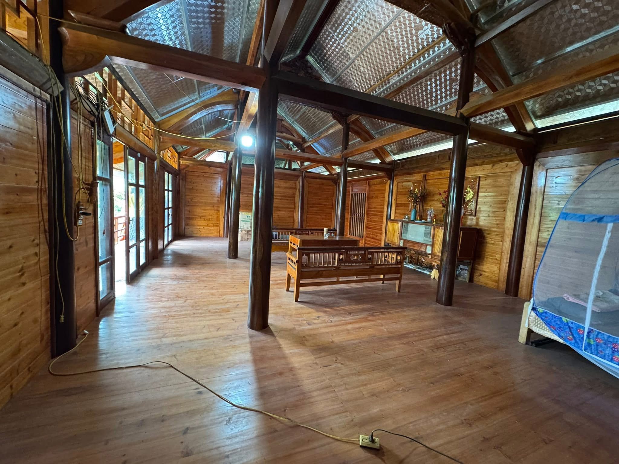 Đất vườn Yên Lập - Nhà sàn cao cấp, view đồng thoáng đãng