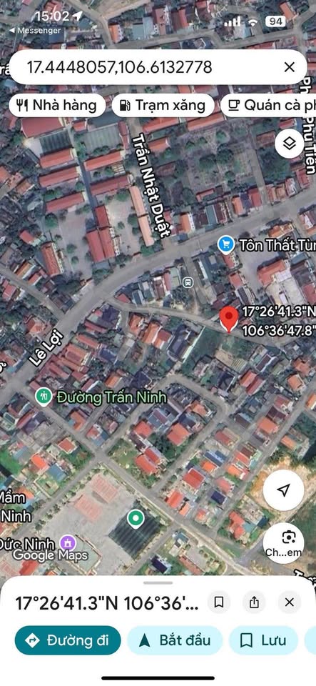 Đất Đức Ninh, ngay ủy ban, đối diện trường học