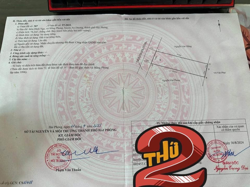 Cơ hội đầu tư không thể bỏ lỡ tại phường An Phong, An Dương, Hải Phòng