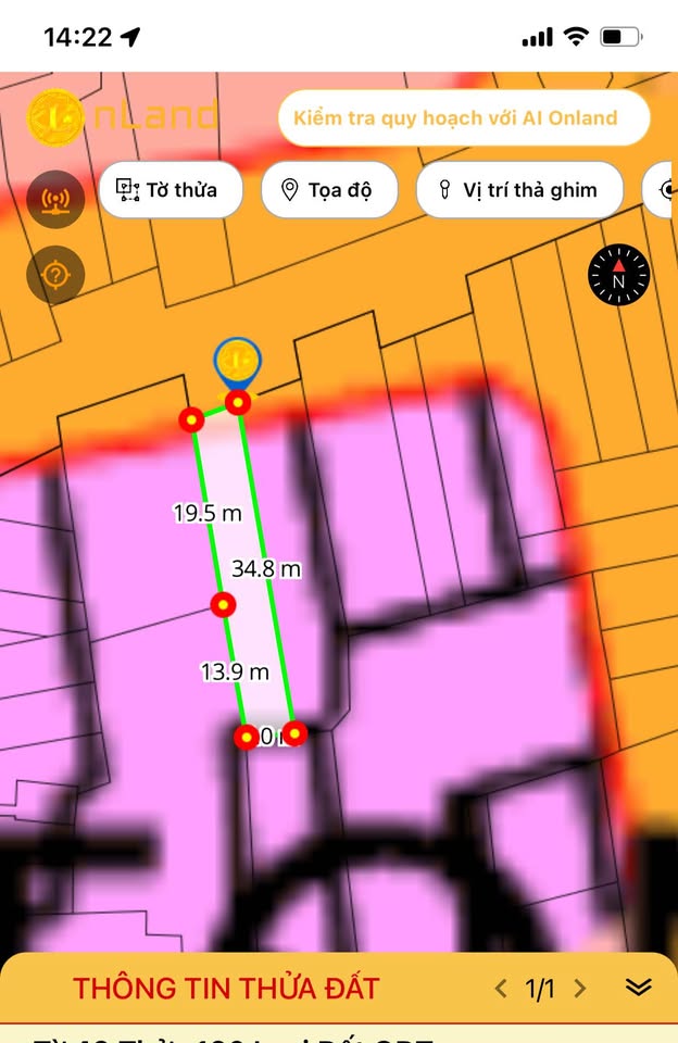 Đất hẻm Phạm Văn Đồng, phường Tân Lập 5m x 34m, 2 ô tô tránh, gần ủy ban, chợ, trường học