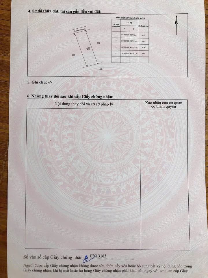 Bán đất 80m2 mặt tiền 5m gần Tam Quan, đường Tròn Bắc Sơn