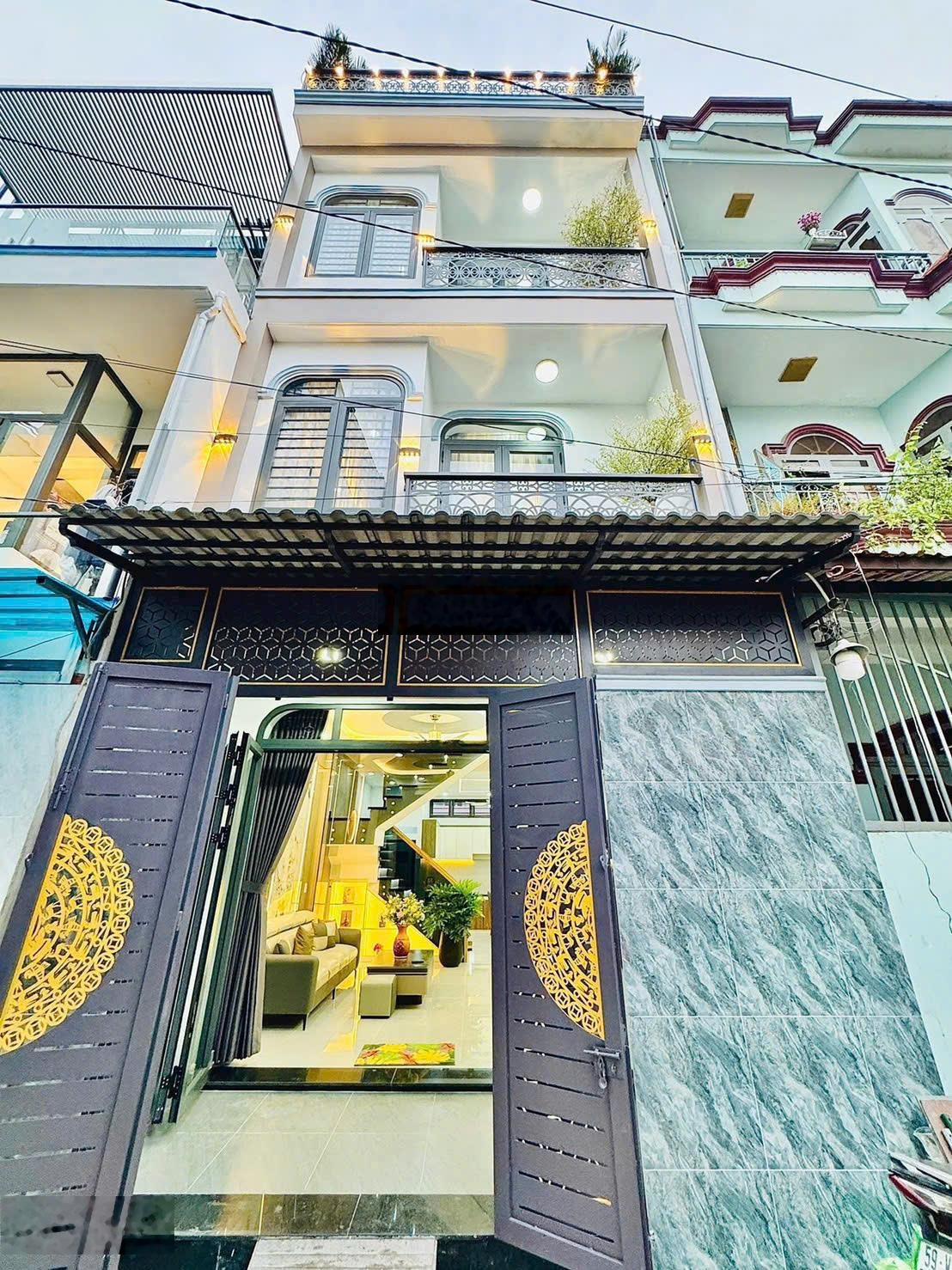 Nhà mới đường Trần Bá Giao, P5 dưới 3 tỷ. Bán đất tặng nhà - dt 56m2, SH chuẩn pháp lý sạch.