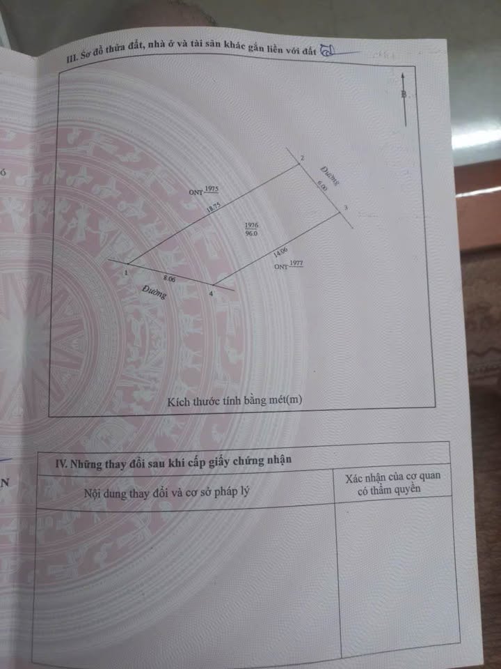 Cơ hội sở hữu ngay lô đất vàng xóm Thái Thọ, Nghi Thái với diện tích 96m2