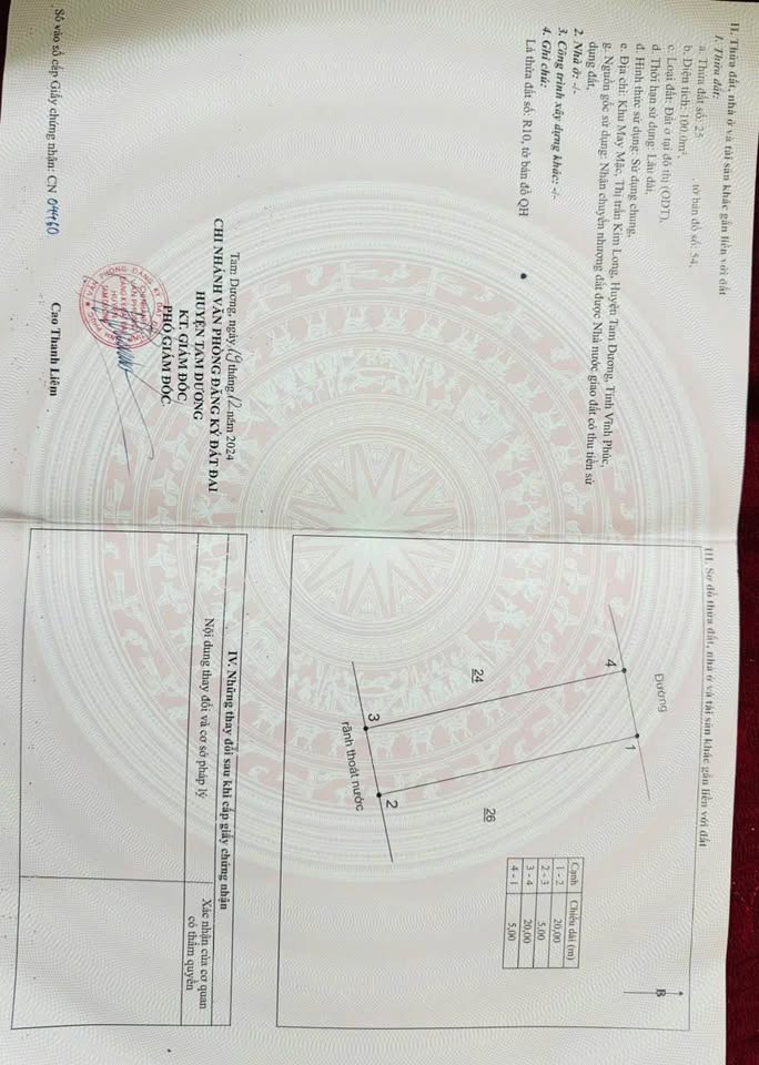 Siêu phẩm lô đất kinh doanh mặt tiền Quốc lộ 2B, khu vực May Mặc Kim Long, Tam Dương, Vĩnh Phúc