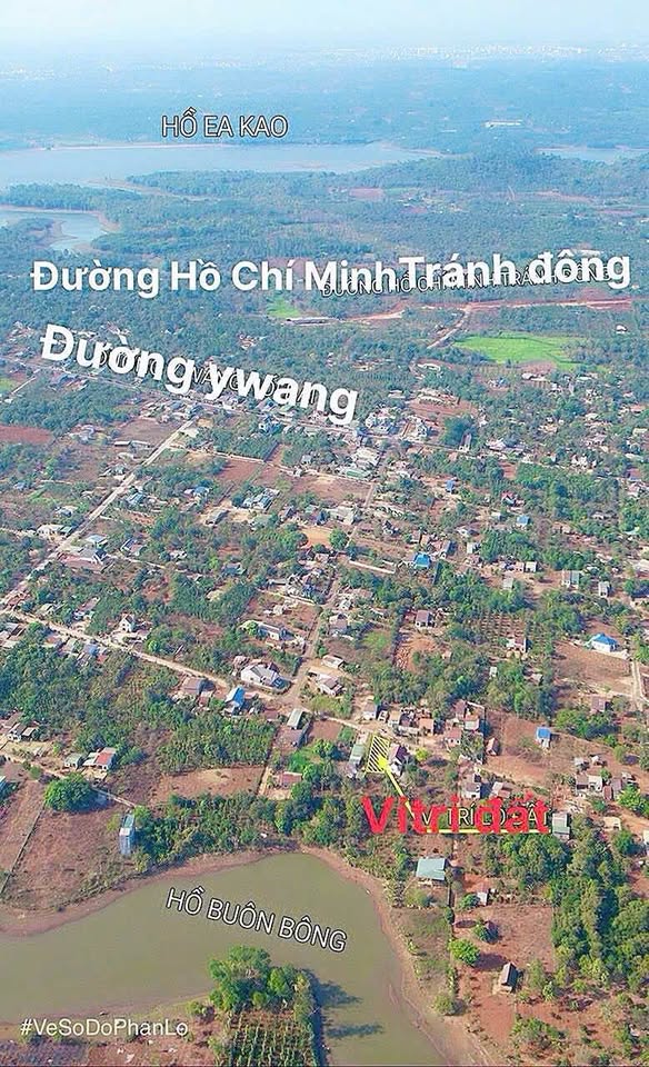 Bán đất thổ cư 150m2 tại Phường Ea Kao, Đắk Lắk giá chỉ 555 triệu