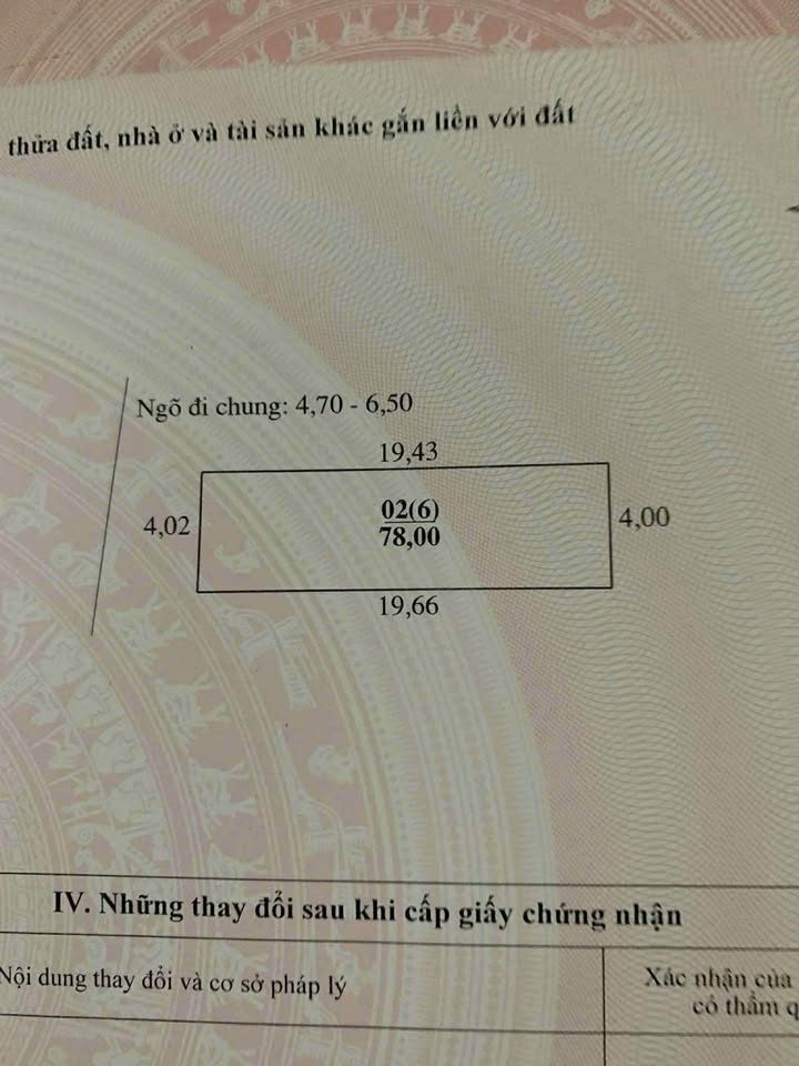 Bán đất nền mặt đường Nguyễn Trãi, Thanh Hóa, 78m2, mặt tiền 4m - giá 3.3 tỷ