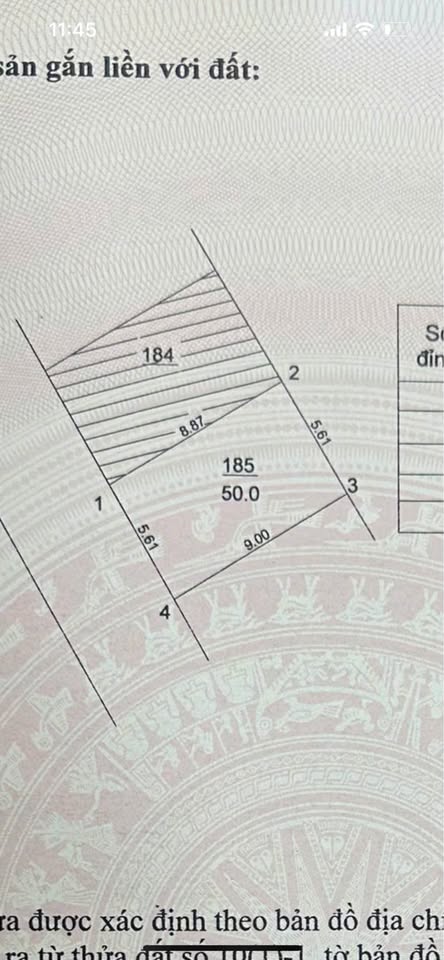 Nhà 50m2 Gia Lâm, 7,95 tỷ, hàng xóm Vinhome, tiền hậu 5,61m