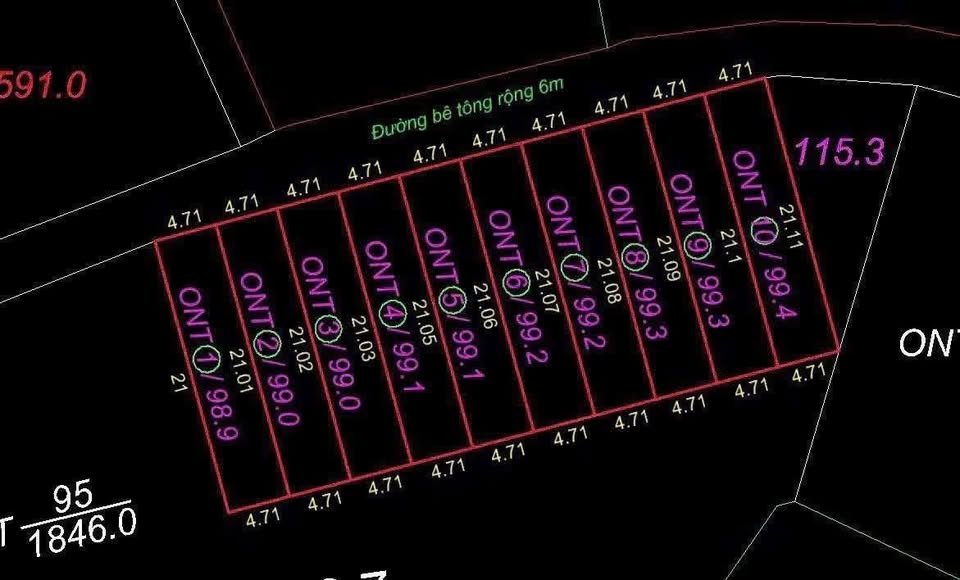 Bán đất 98m² mặt tiền 4,7m tại Nhất Trai, Lương Tài, Bắc Ninh, giá 1,7 tỷ