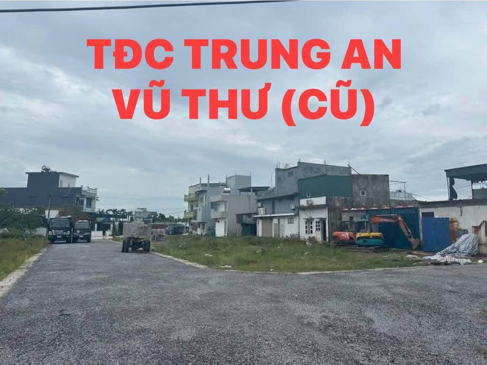 Bán đất vuông vắn 82,5m² mặt tiền 5m hướng Đông Nam tại Trung An, Vũ Phúc