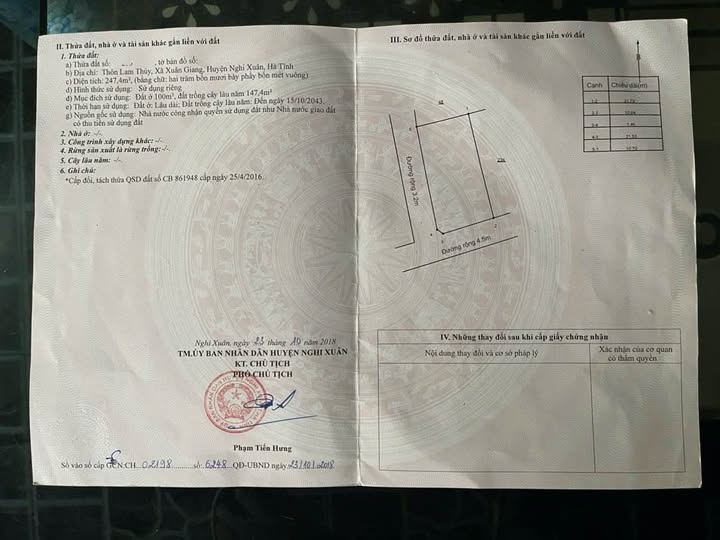 Siêu phẩm lô góc 2 mặt tiền đường 4m tại Xuân Giang - chỉ 2 tỷ