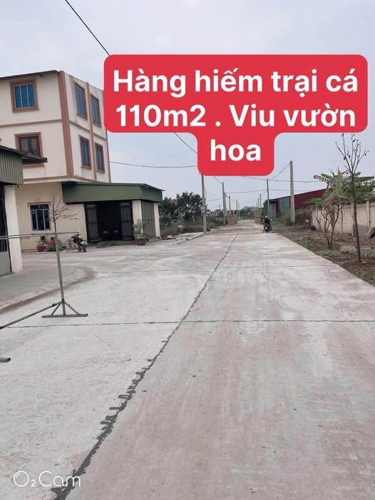 Đất Vĩnh Tường, Vĩnh Phúc 110m2 hướng Đông Nam, view vườn hoa