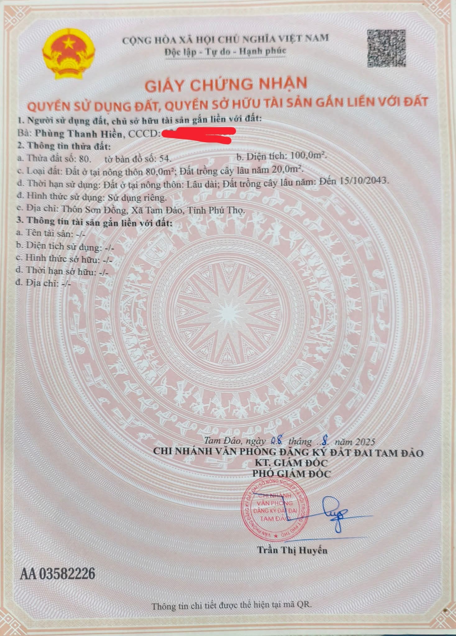 Đất Vĩnh Phúc, 100m2 mặt tiền 5m, giá 800 triệu cơ hội vàng cho nhà đầu tư