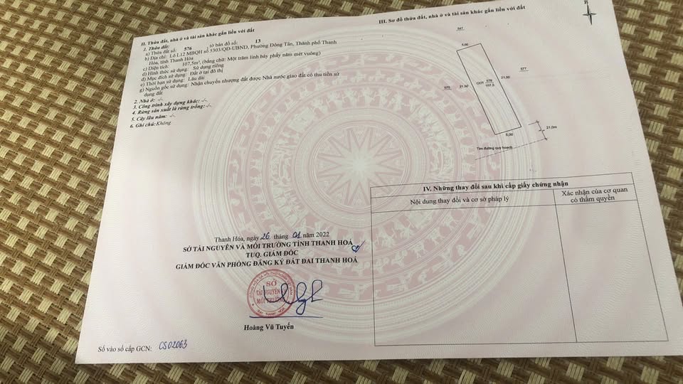 Khám phá lô đất tuyệt đẹp tại MB 5303, phường Đông Tân, Thanh Hóa