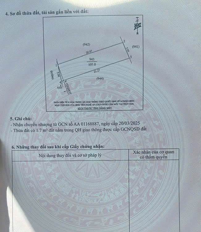 Đất Nghi Phú - Lộc phát hướng Tây Nam, gần tòa án