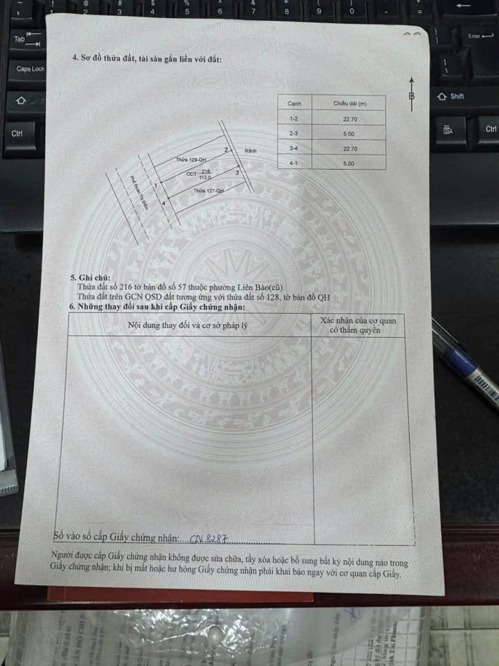 Đất Vĩnh Phúc, 113m2, ngõ 5m, gần trường Sao Mai - Giá nhỉnh 5 tỷ