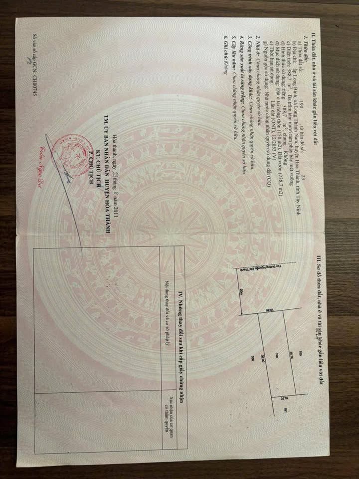 Đất mặt tiền Nguyễn Chí Thanh, Tây Ninh, ngang 10,8m, thổ cư 150m2