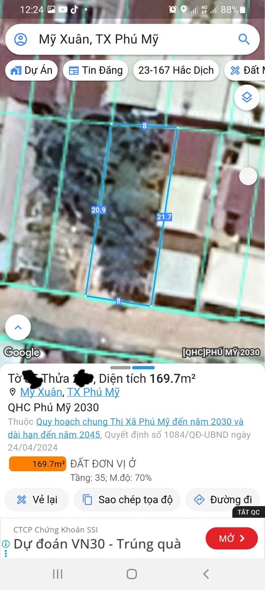 Đất vàng Phú Mỹ, sổ hồng riêng, giá hời