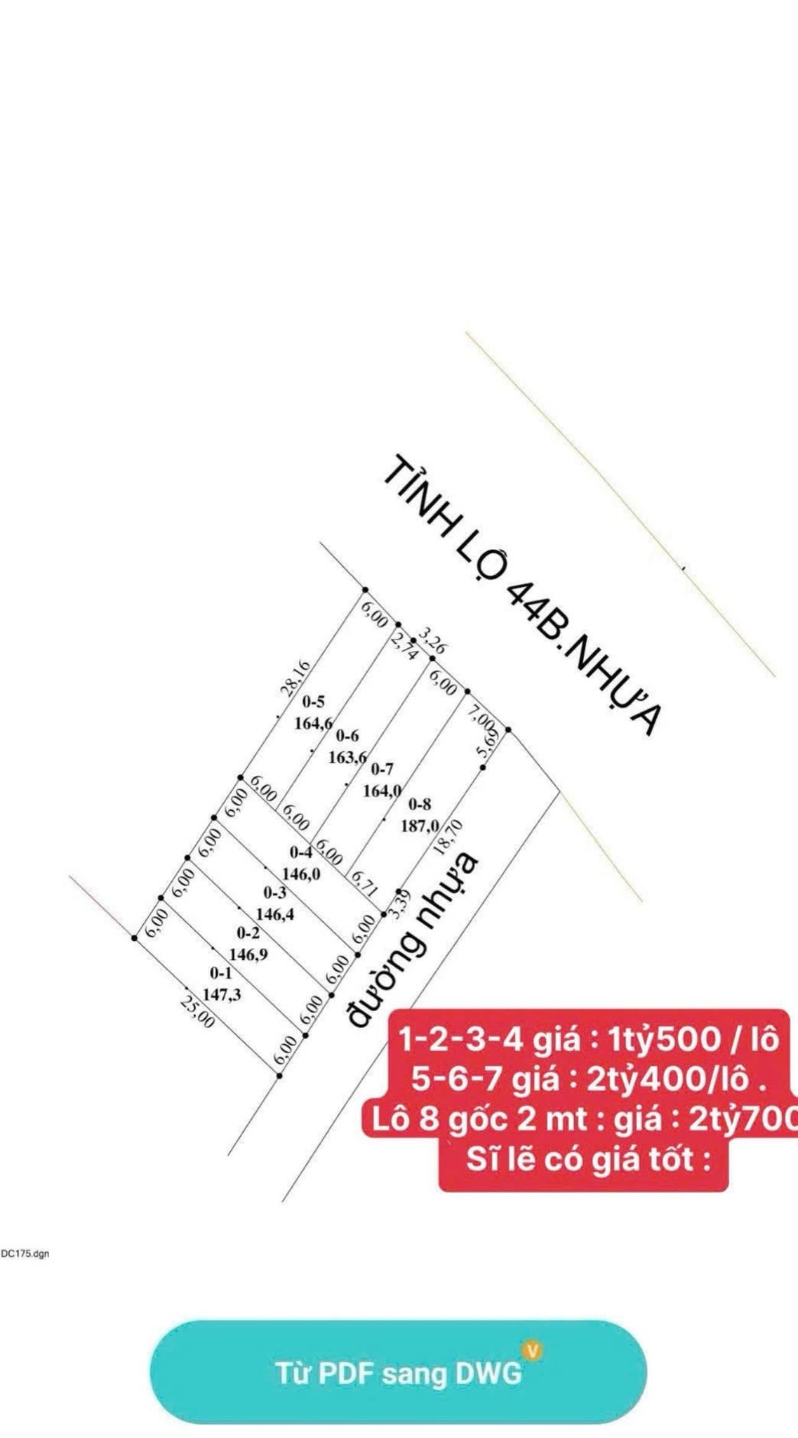 Bán đất 2 mặt tiền TL44B, Phước Hải, Bà Rịa - Vũng Tàu