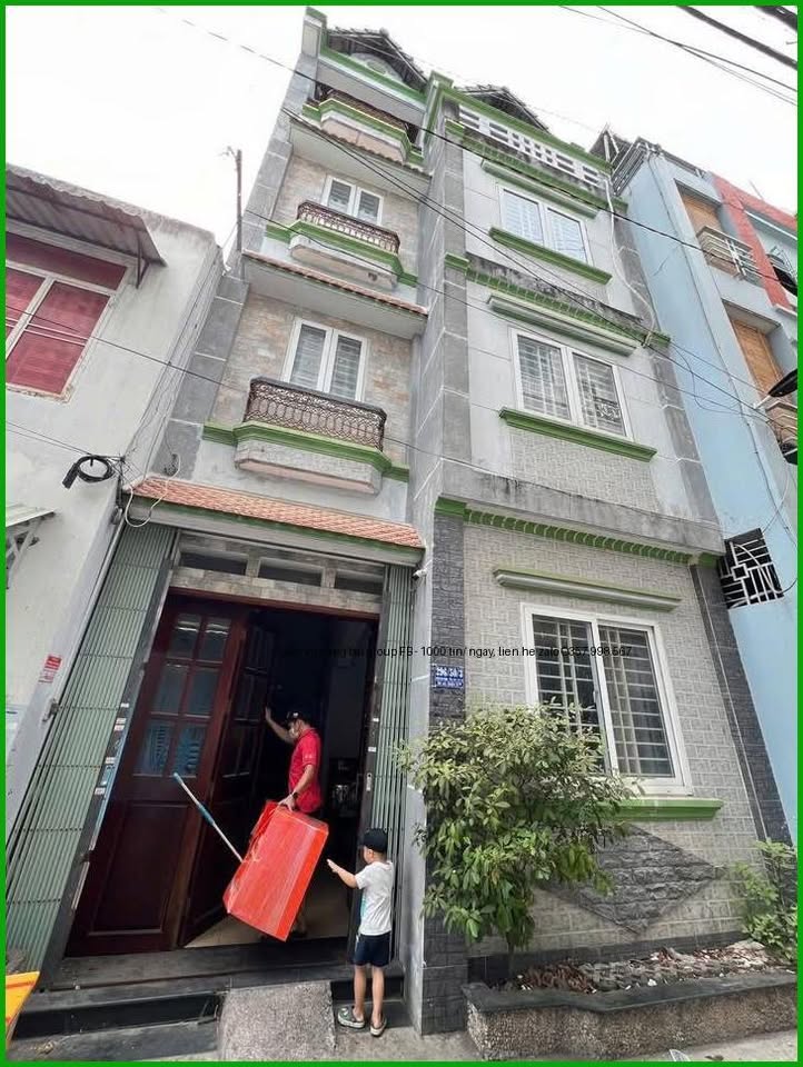 Cho thuê nhà 1 trệt 3 lầu, hẻm xe hơi Nguyễn Văn Lượng, Gò Vấp, 6x10m, đối diện Citiland, giá 14 triệu/tháng