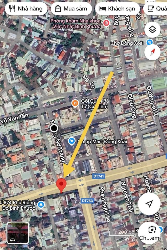 Nhà nở hậu 3.4x25m, đối diện Co.opmart Đồng Xoài, Bình Phước - 6 tỷ