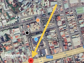 Nhà nở hậu 3.4x25m, đối diện Co.opmart Đồng Xoài, Bình Phước - 6 tỷ