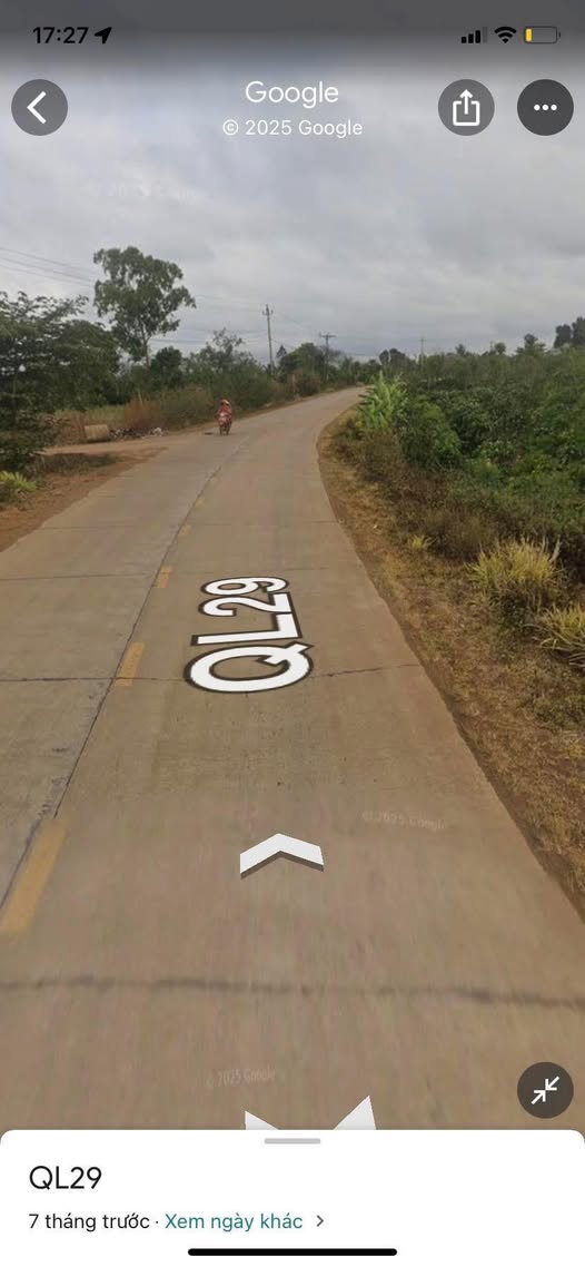 Bán đất mặt tiền Quốc lộ 29, Đắk Lắk - 1500m², vị trí đắc địa