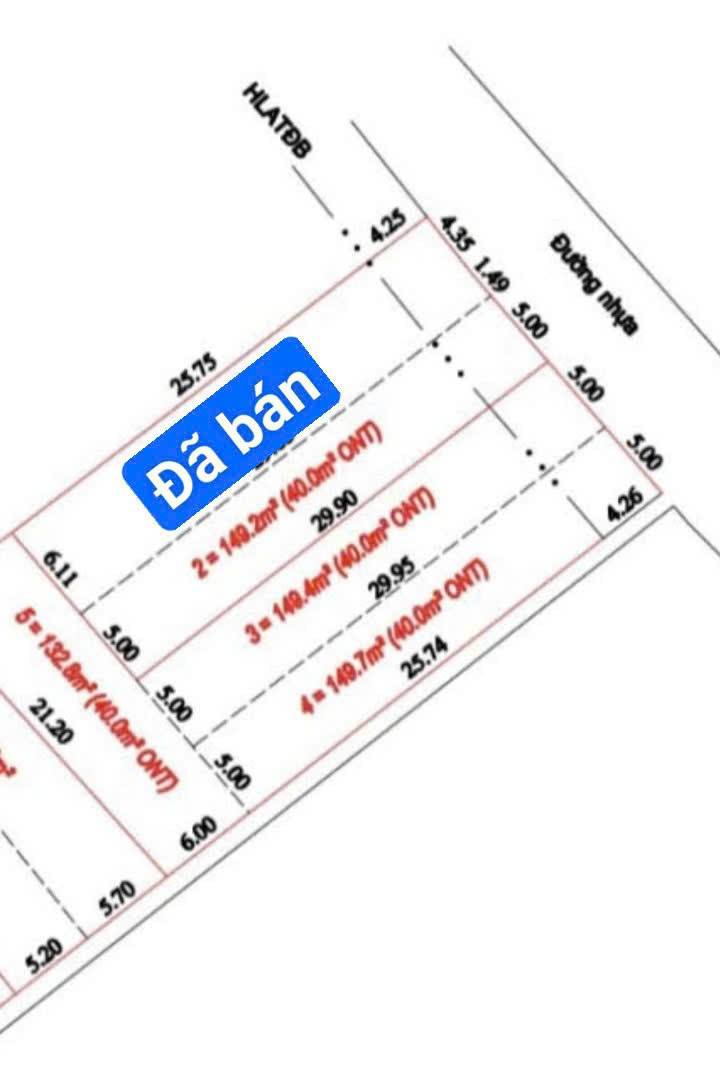 Bán 3 nền đất tại xã Hoà Bình, Trà Ôn, Vĩnh Long, gần chợ Xuân Hiệp