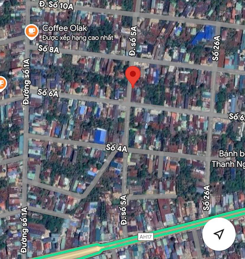 Bán đất mặt tiền trục chính 5A - Đắc địa, nở hậu đẹp, 1,8 tỷ