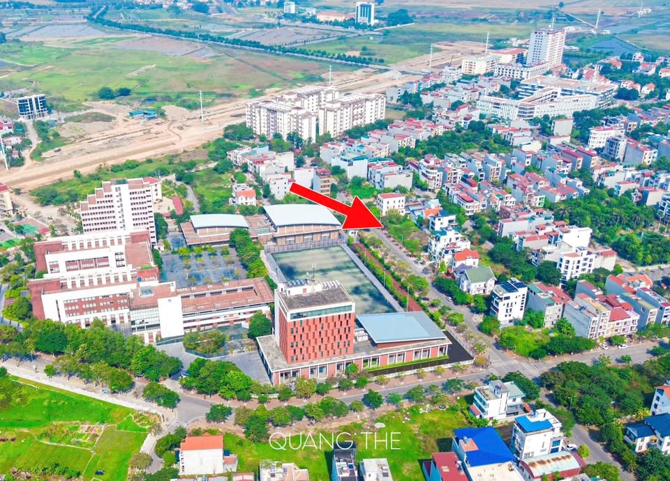 Lô biệt thự Chu Văn An, Bắc Ninh - View trường chuyên, 264m2 mặt tiền 12m, giá nhỉnh 2x tỷ