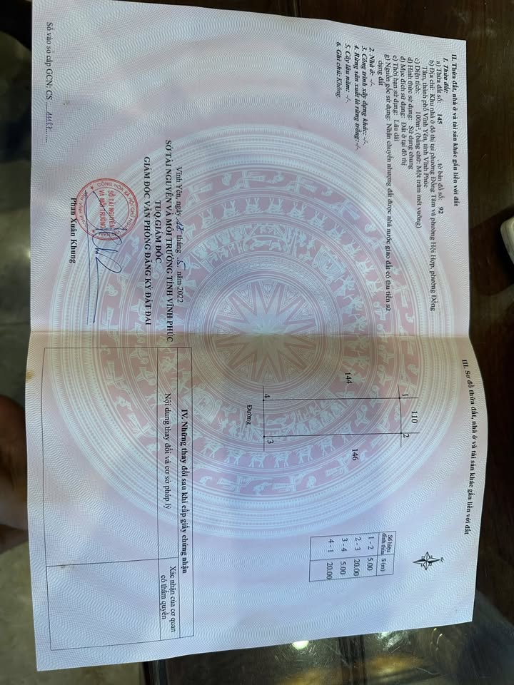 Vĩnh Yên Center đất 100m² xịn xò, gần chợ, bệnh viện, giá nhỉnh 2,9 tỷ