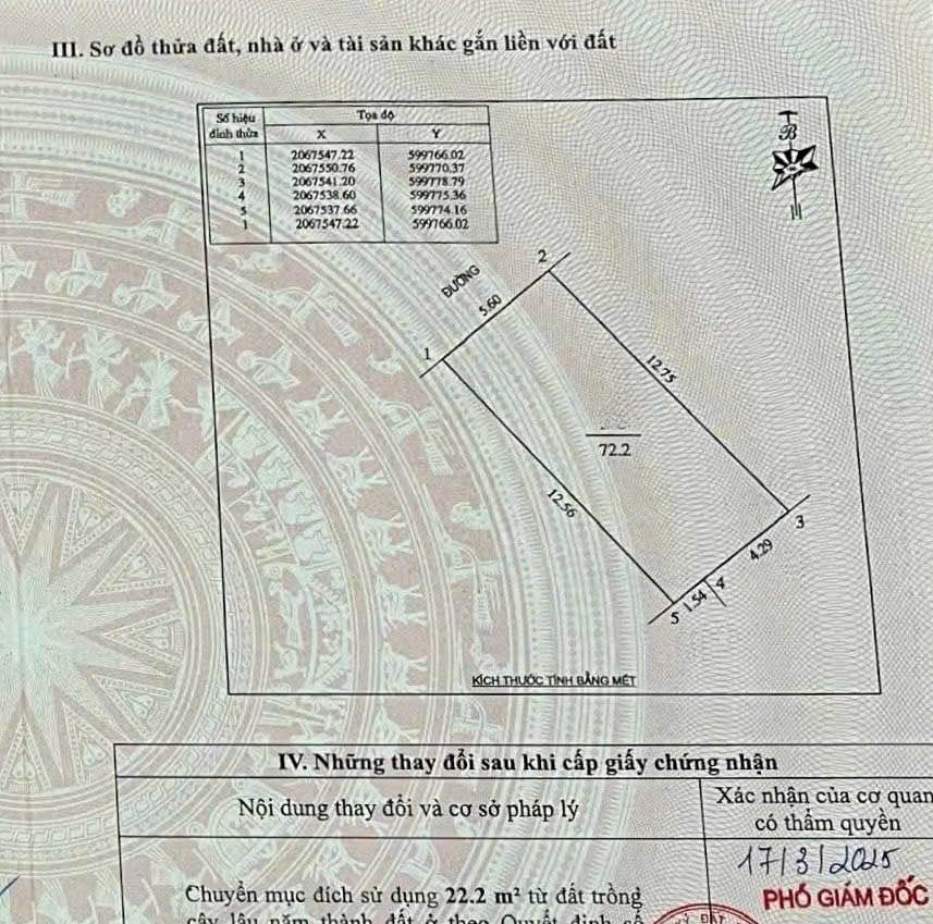 Đất vàng Hưng Lộc mặt tiền 5.6m nở hậu, đường 6m ô tô tránh, giá hời
