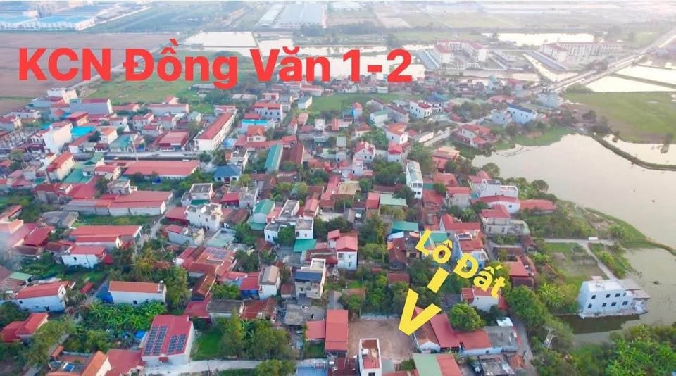 Lô đất 75m2 vuông vắn, sẵn sàng xây dựng tại KCN Đồng Văn