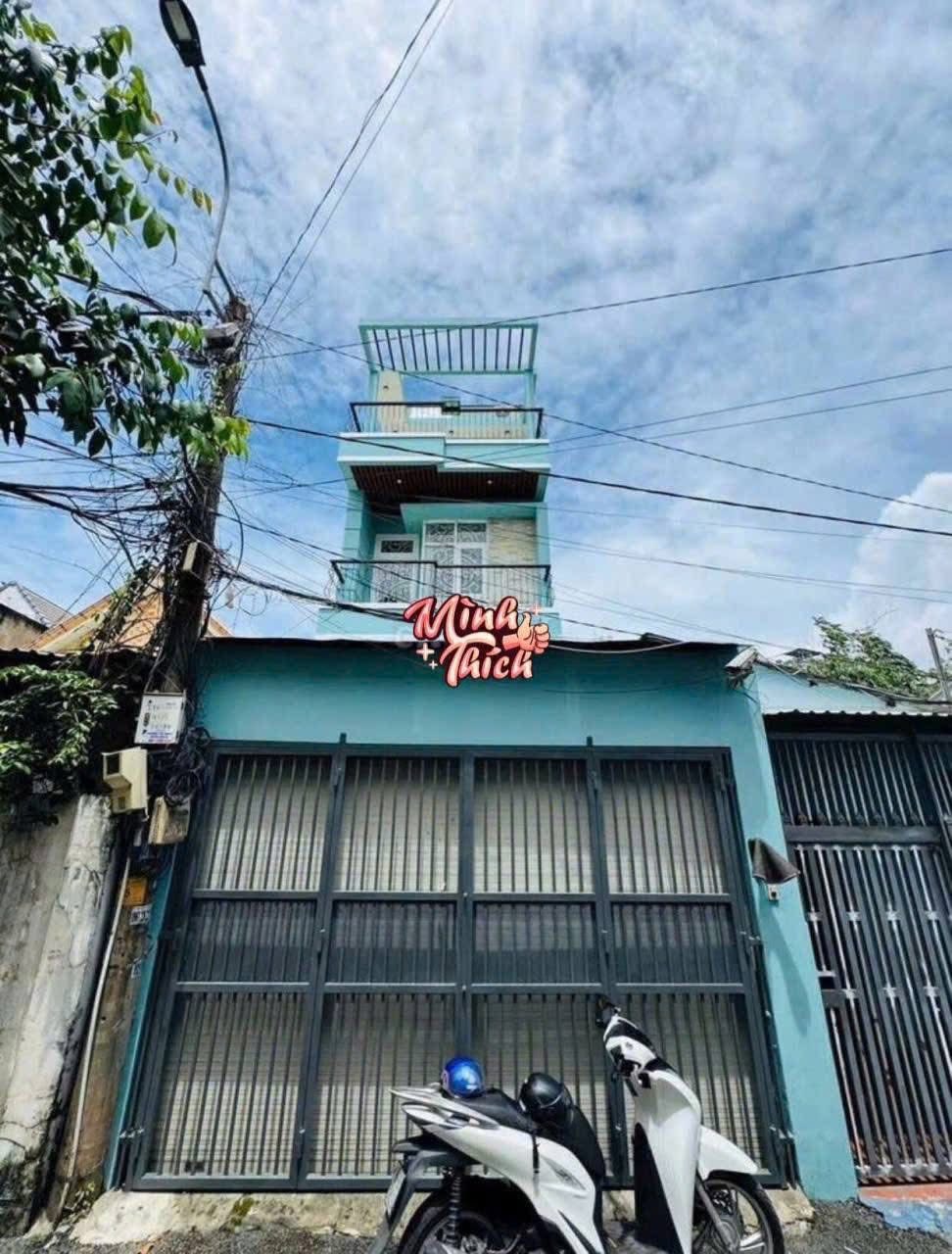 Nhà 1 trệt 2 lầu siêu thoáng, hẻm xe hơi, 5x20m, giá 10 triệu/tháng