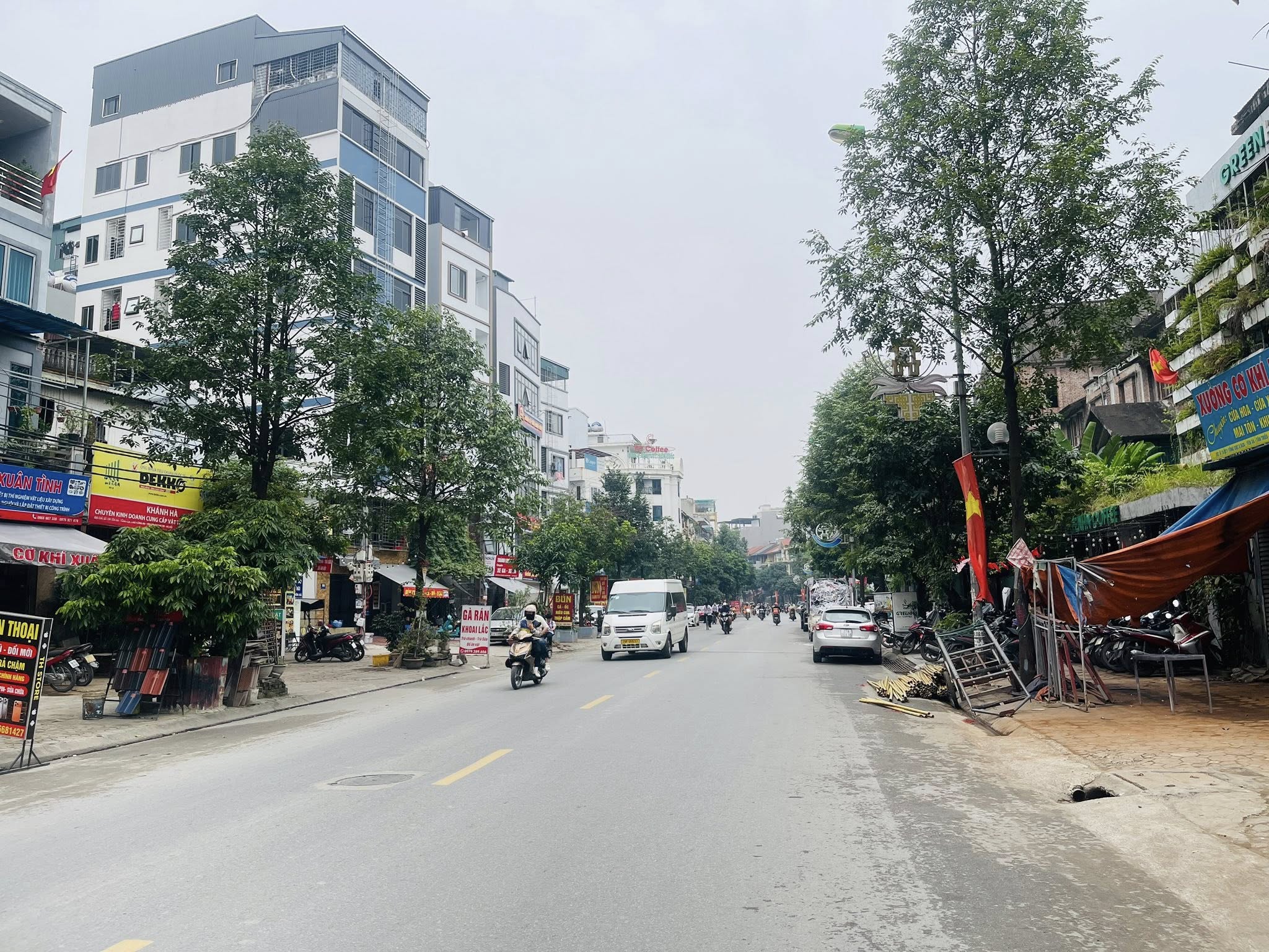 Biệt thự mặt phố lô góc Tổng Cục 5 Tân Triều, diện tích 300m2, kiến trúc bề thế