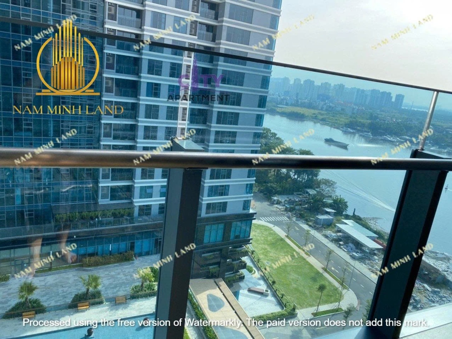 Cho thuê căn hộ 2 phòng ngủ Sunwah Pearl, view triệu đô