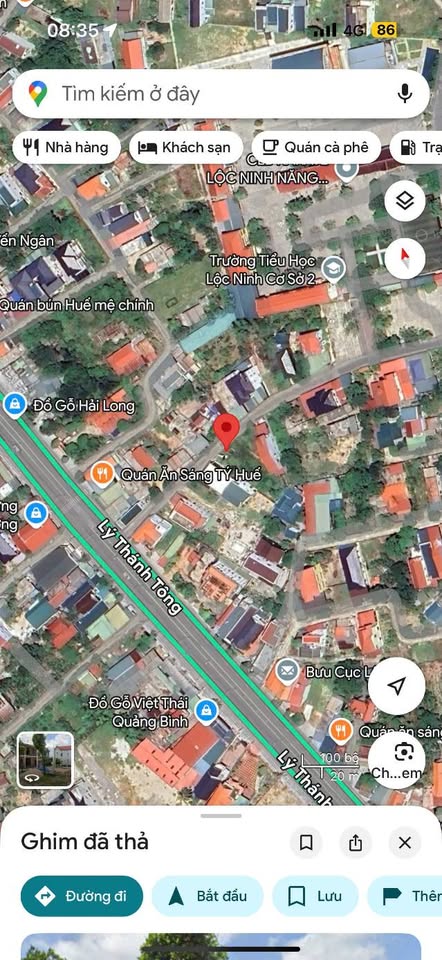 Bán đất mặt tiền đường Trương Phúc Hưng, Lộc Ninh, Đồng Hới