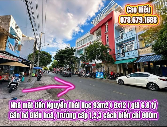 Nhà mặt tiền Nguyễn Thái Học kinh doanh bạt ngàn, biển kề bên, giá hời
