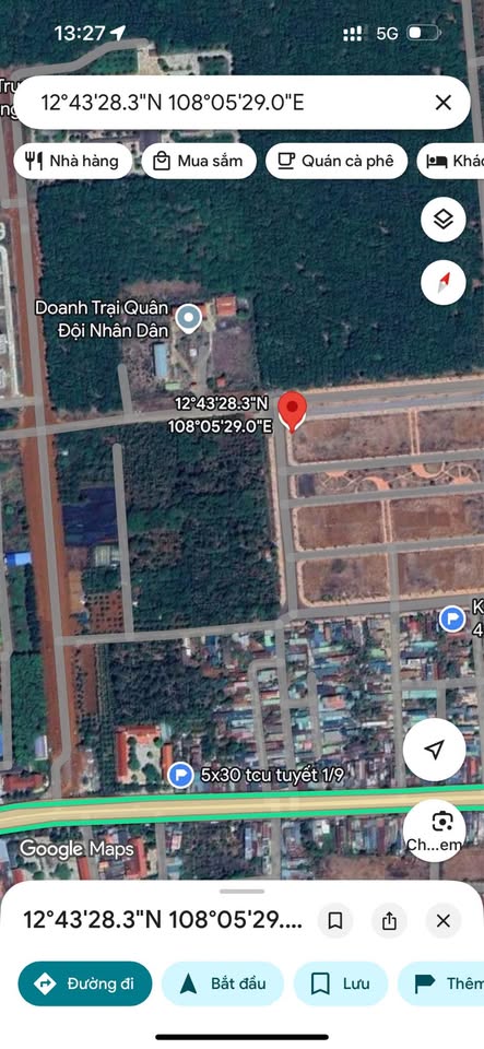 Bán đất mặt tiền Nguyễn Thị Chiên, tổ dân phố 12, phường Tân An, Đắk Lắk