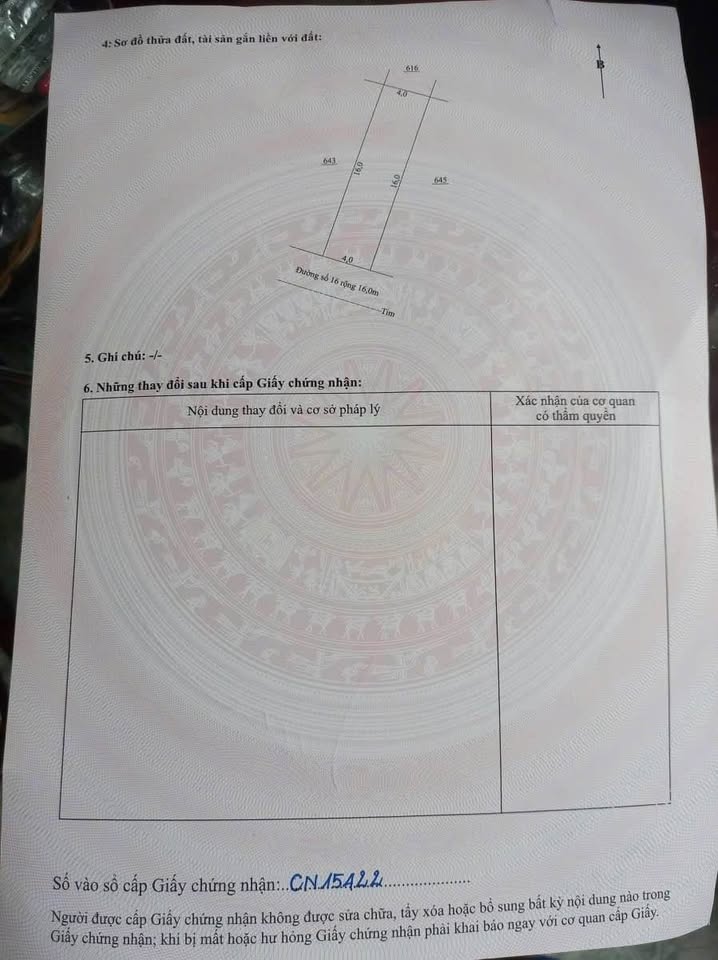 Đất Lành Nha Trang 64m2, ngang 4m, đường 16m, giá 3 tỷ