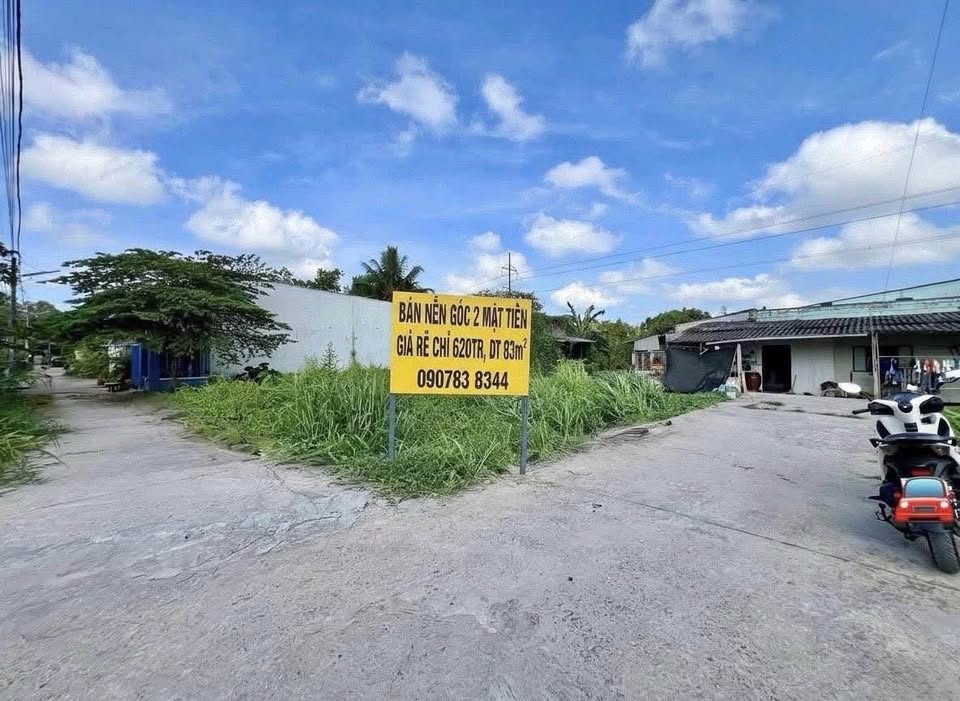 Bán đất 2 mặt tiền tại khu vực Thới Thuận, Thới An Đông, Bình Thủy, 83m2, đường 4m, giá 620 triệu