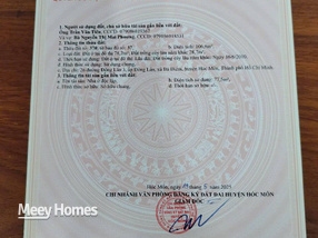 Nhà Bà Điểm, Hóc Môn, sổ hồng thơm phức, sân rộng đón gió trời