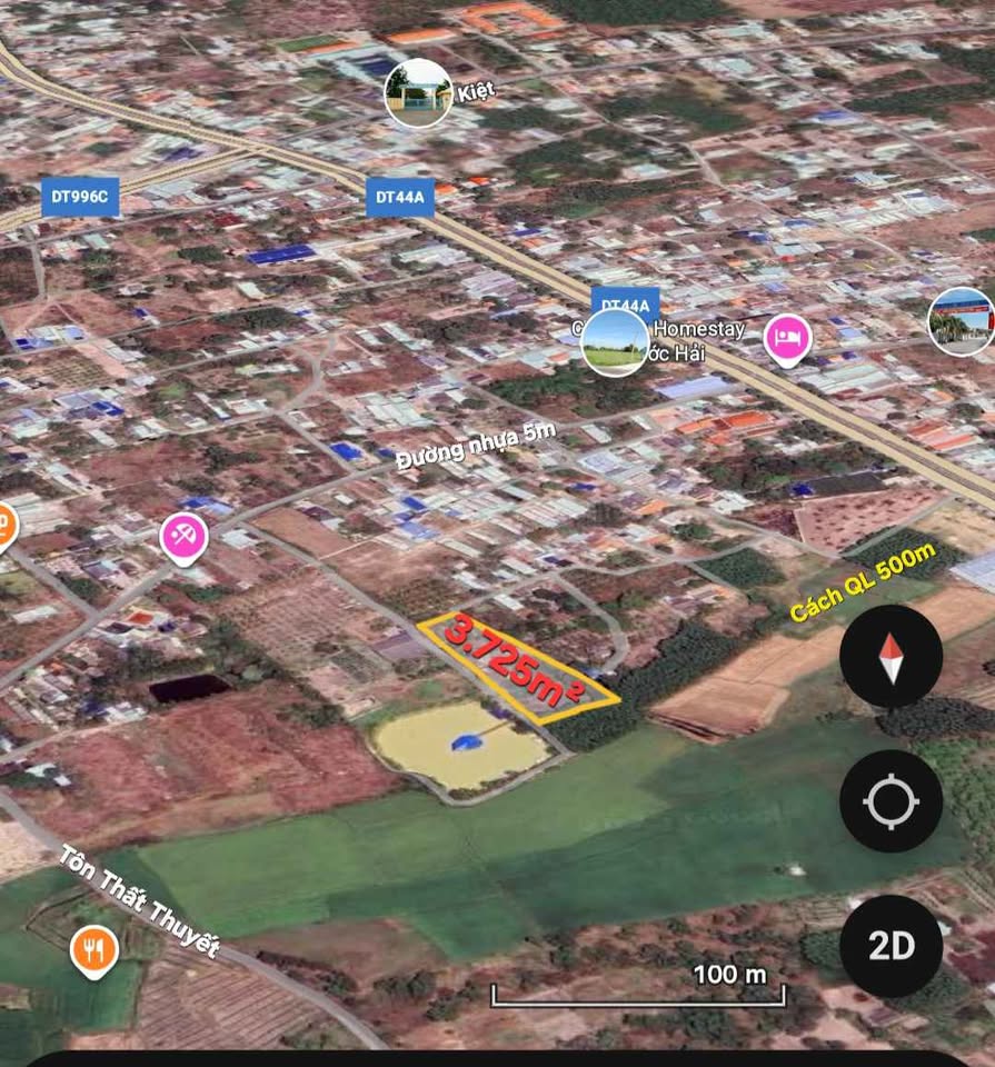 Siêu phẩm đất nền Phước Hải, Bà Rịa - Vũng Tàu, diện tích khủng 3.725m²