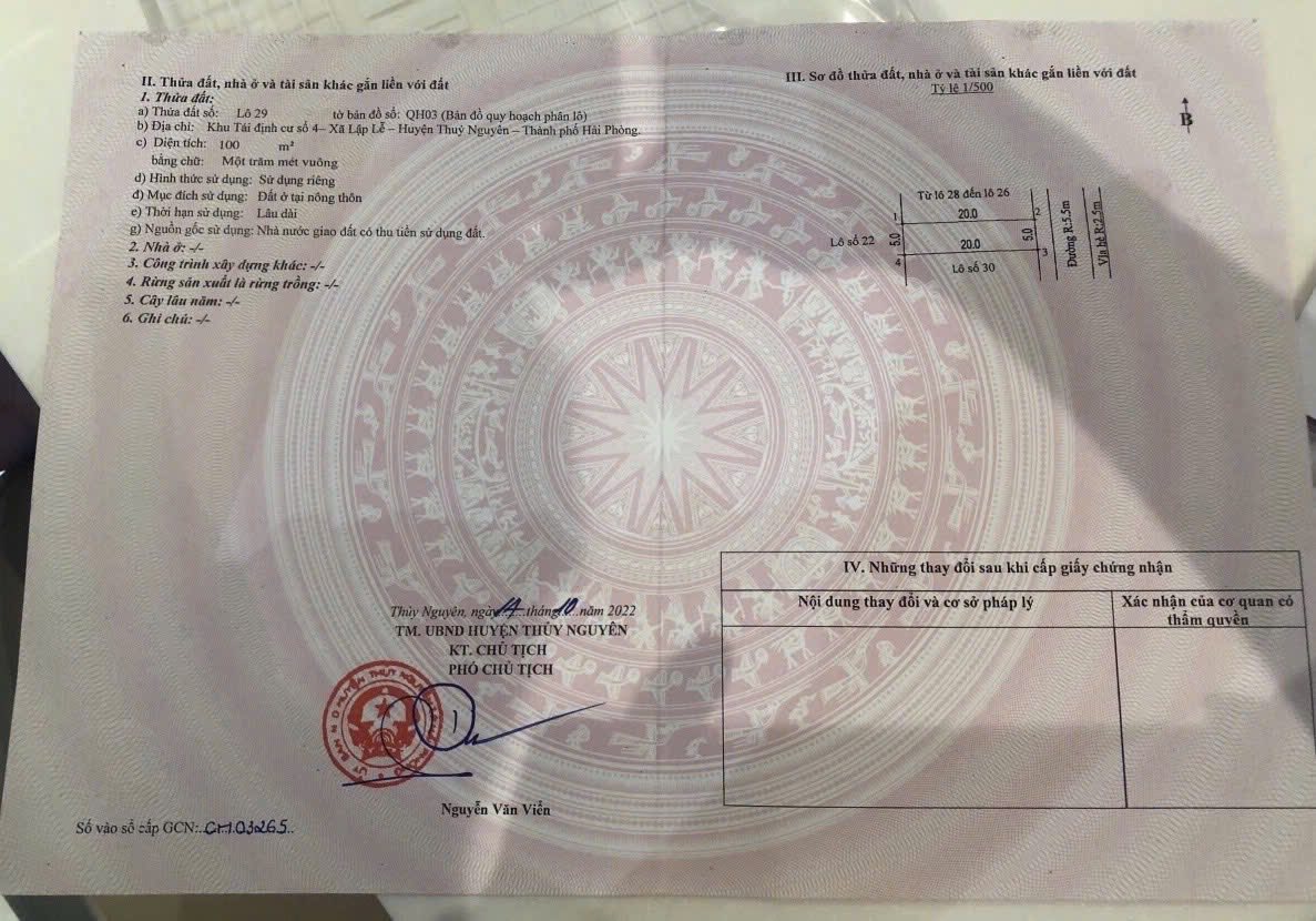 Đất nền Thủy Nguyên, đón lộc đầu tư