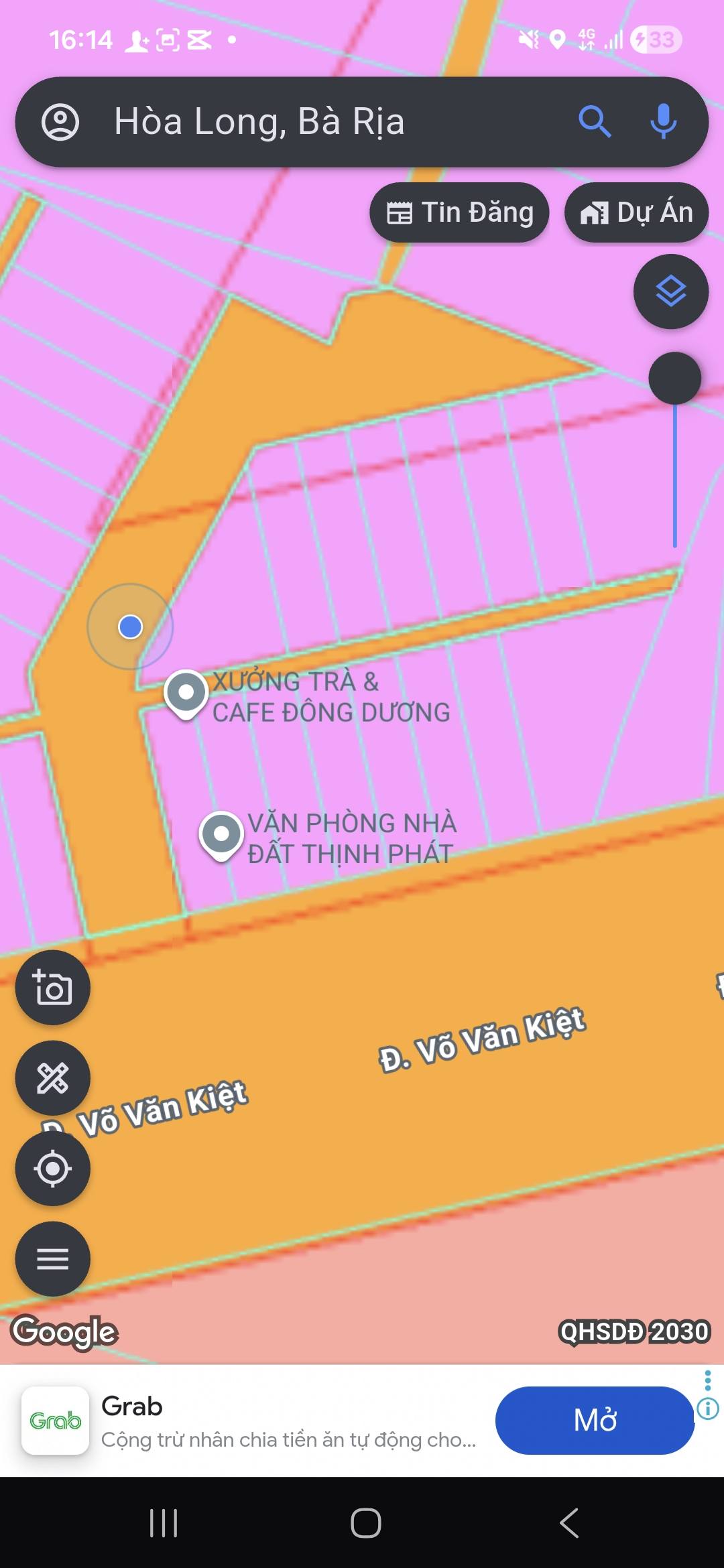 Cần bán 5 lô đất thổ cư trên đường nhánh của đường Võ Văn Kiệt, thuộc phường Hoà Long, Bà Rịa, giá 2.08 tỷ