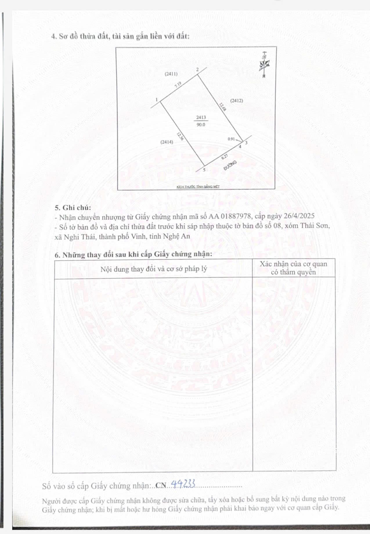 Bước chân vào một thế giới tiện nghi và tiềm năng với lô đất tuyệt đẹp tọa lạc tại trung tâm xã Nghi Thái