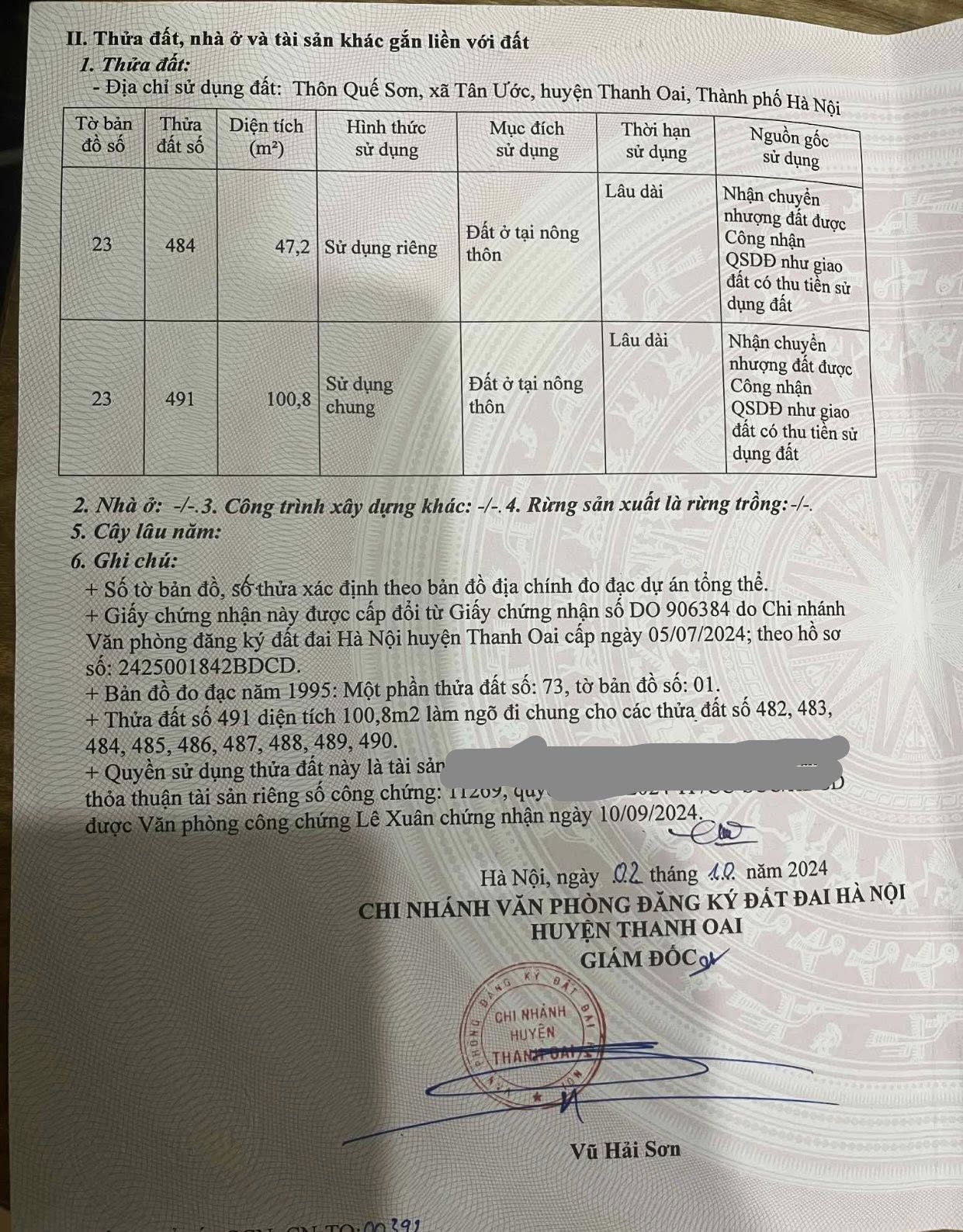 Bán gấp lô góc 47,2m² Dân Hoà, Phú Xuyên ngõ ô tô, nhỉnh 2 tỷ