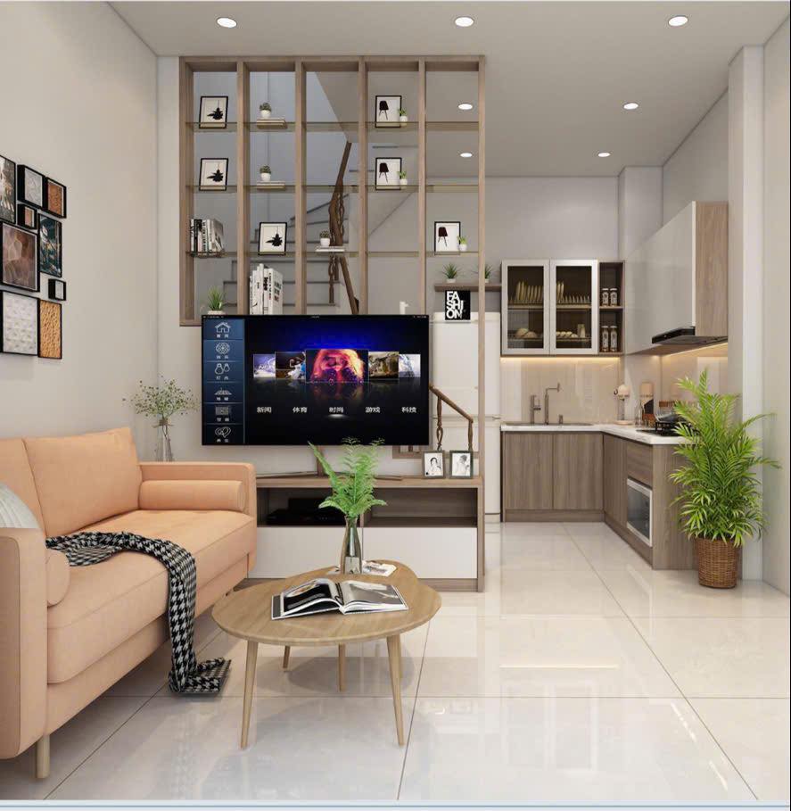 Nhà 3 tầng 1 xép lửng mới đẹp tại phố Tân Khai, Hoàng Mai, Hà Nội đang chờ đón chủ nhân mới