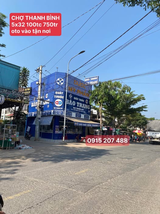 Đất Thanh Bình 5mx32m, 750 triệu, ô tô né nhau, gần chợ