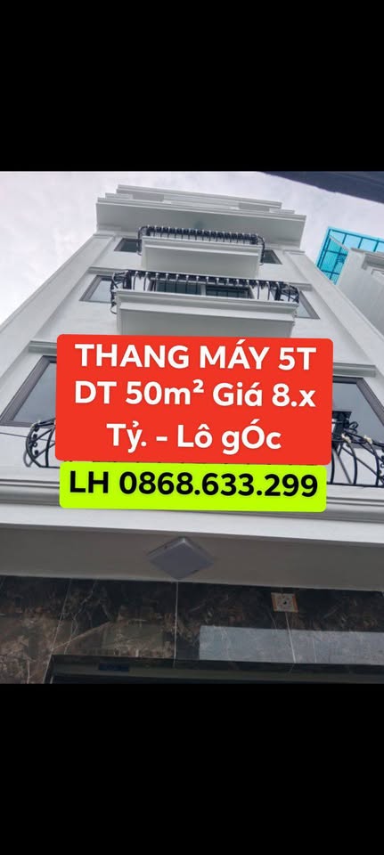 Nhà 5 tầng thang máy Tây Mỗ 50m², ô tô gần, giá 8 tỷ